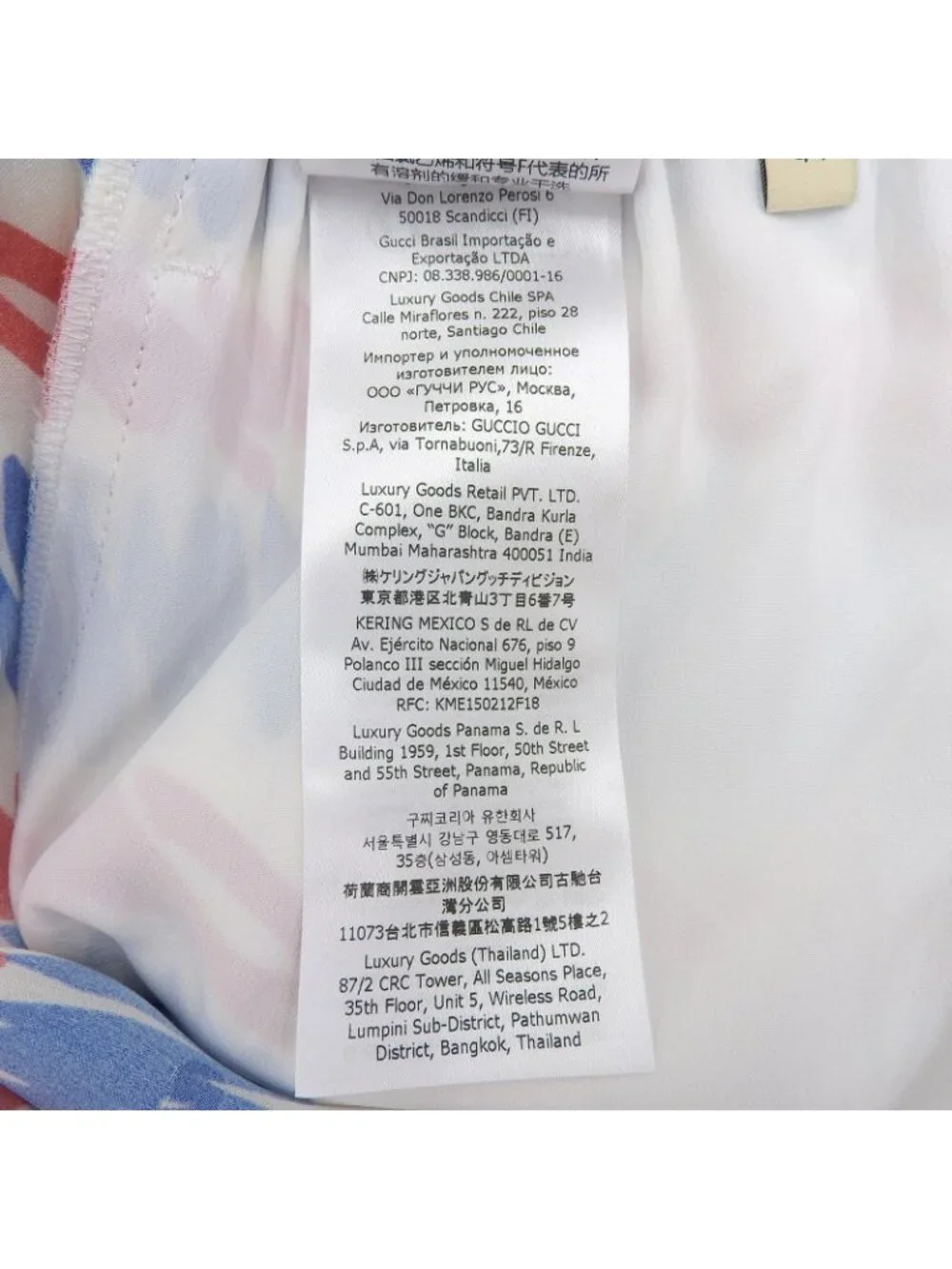 Gucci brand size